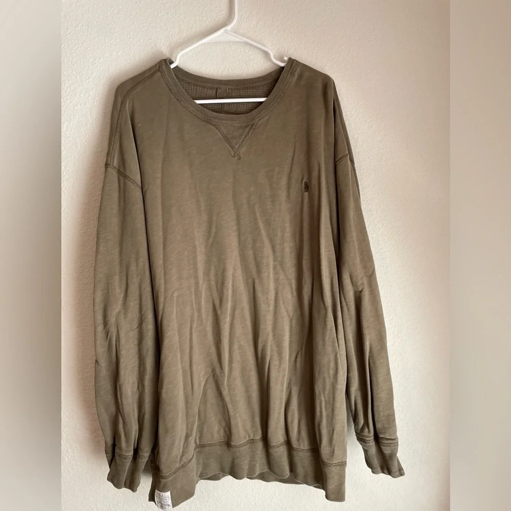 Polo Ralph Lauren Vintage Military Reversible Sweatshirt size XLT